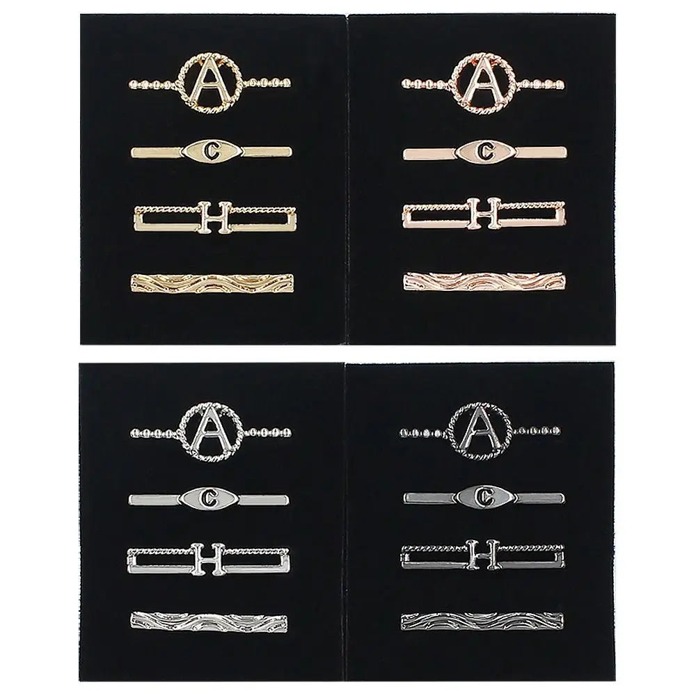 Letter Metal Charms Watch Band Decoration Ring For Apple Diamond Ornament Jewelry Accessories