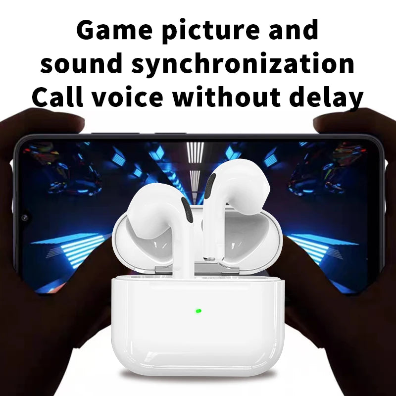 Ear Buds For Iphone Headphones with 3 Mic/Space Voice Wireless Charging